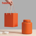 Tianhui Wholesale Printed Unique Simple Tear Handbag Boxes with Custom Printed Logo Gift Pack Box