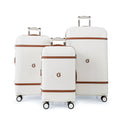 Goby NEW Luxury Modern PC Waterproof Trunk Sporty Big Capacity Upgraded Aluminum Trolley Luggage 3-PCS Suitcase Set
