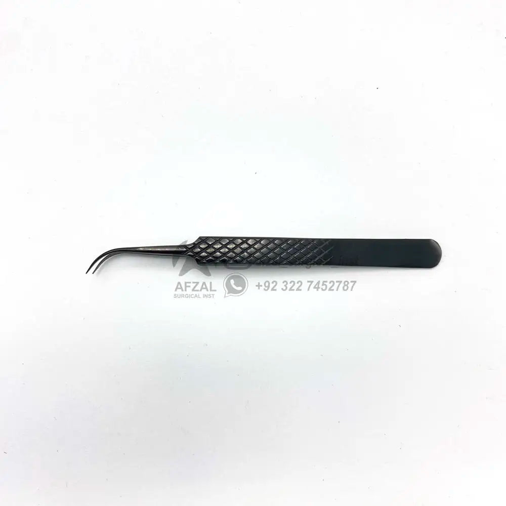 Best Seller Professional Sustainable Diamond Grip Stainless Steel Eyelash Extension Tweezers 90 Non-Slip Volume Beauty Tools