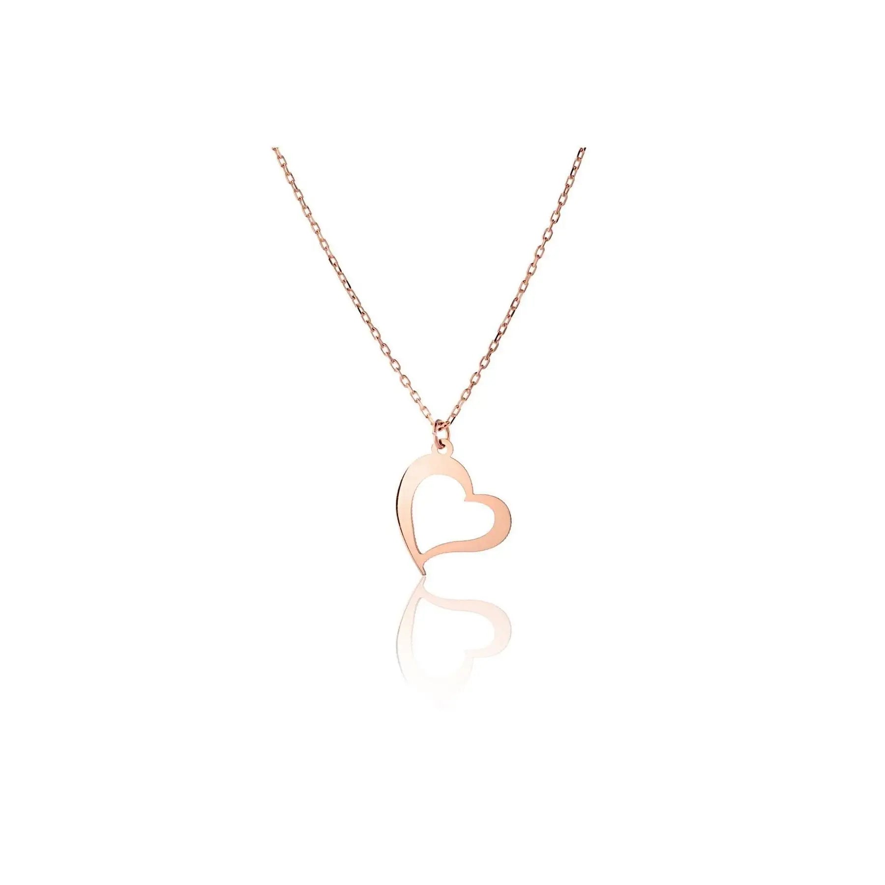 Azuris Exquisite Fine 925 Sterling Silver Heart Pendant Necklace Luxury Jewelry From Turkey