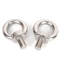 Best-Selling Durable Stainless Steel Eyebolts and Nuts Super Wear Resistant with Good Corrosion Resistance Plain Finish