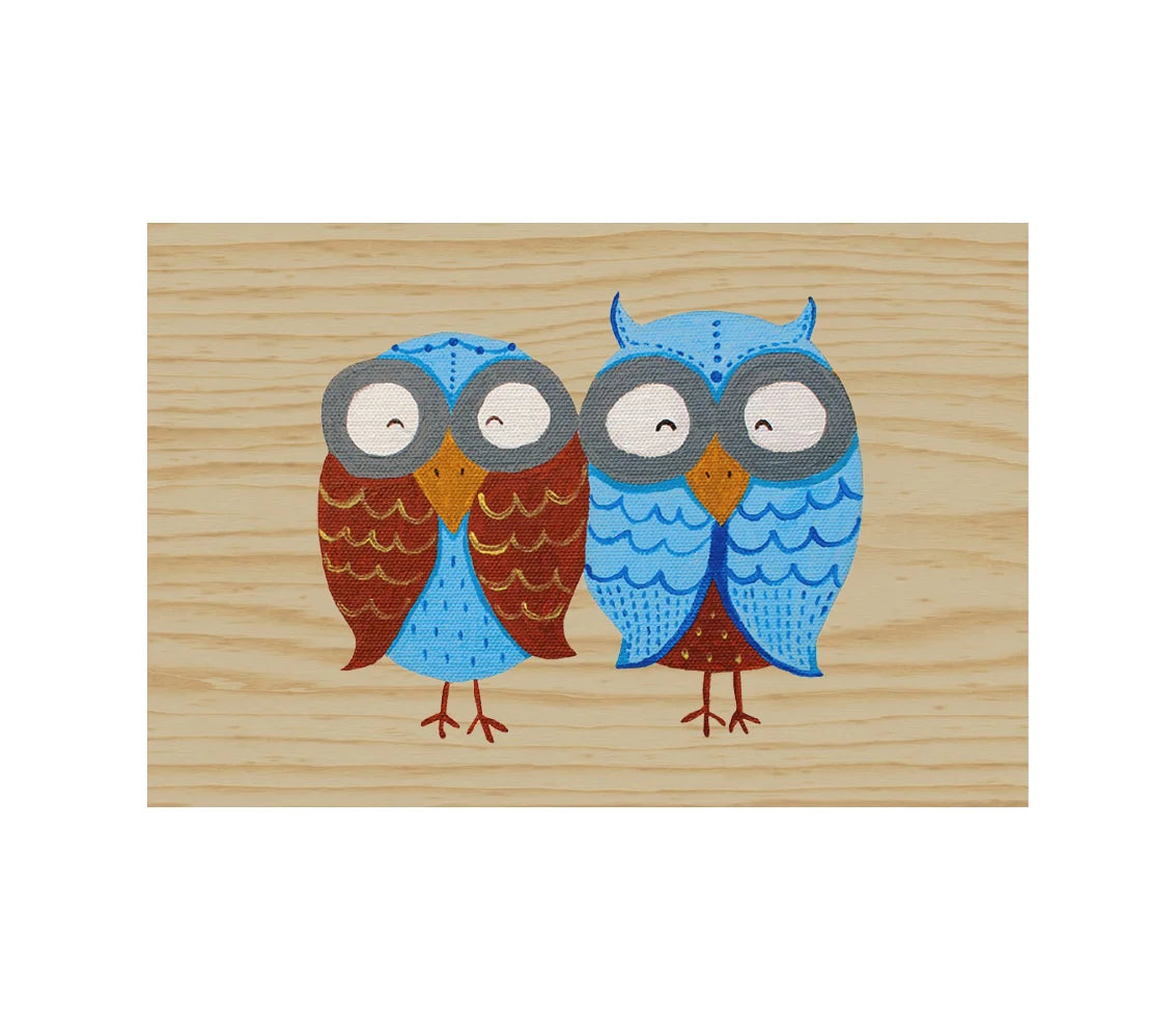 Customizable Wood Handicraft Spring Rectangle Frameless Still Life Art Deco Style Wall Art for Kids' Room Home Decoration
