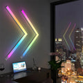 Music Sync Smart RGBIC LED Wall Light DIY App Segmented Control Color-Changing Wall Light for Home Decoration