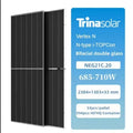 Trina I-Topcon Dual Glass N-Type Solar Panel 685W 690W 695W 700W 710W Bifacial Solar Panels