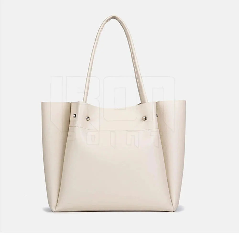 Women Genuine Leather Bags Premium Quality Soft Chic Practical Zipper Closure Lightweight Large Capacity