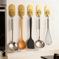 Double-Sided Saves Space Transparent Hook Sticky Creative Mail Wall Mounted Rack Multi-Purpose Kitchen Hanging Hooks