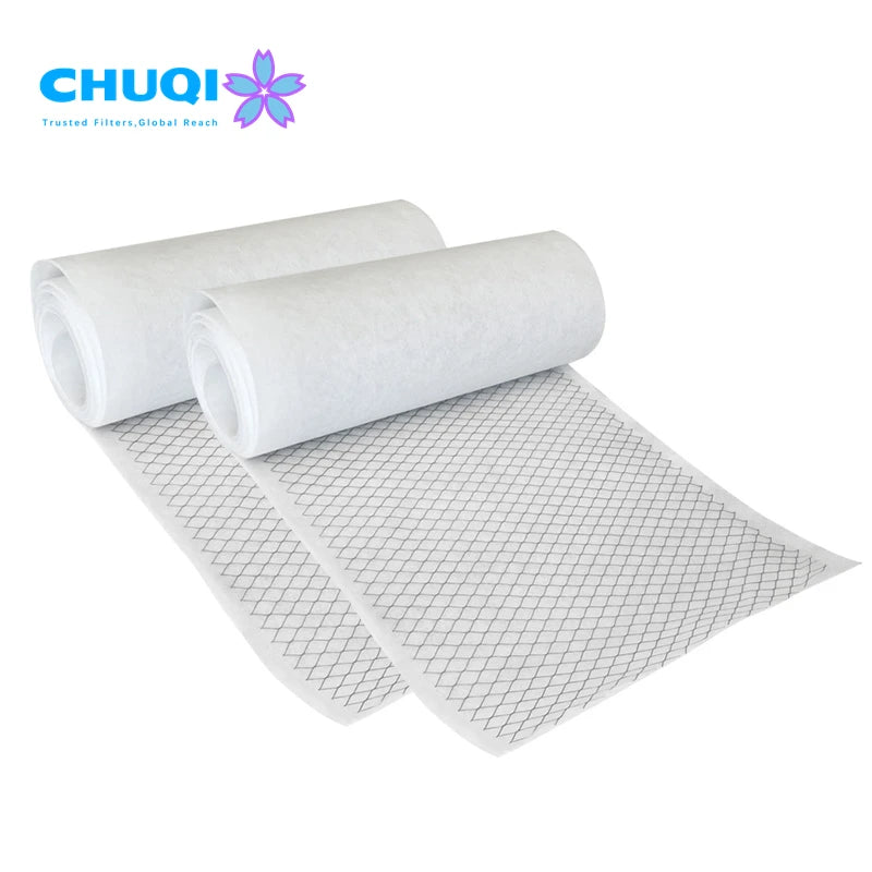 Pleated Laminated Pre Primary Air Filter Mesh Media Roll With Metal Mesh  for Primary Air Filter With Metal Mesh