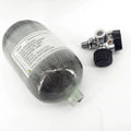 Acecare CE 2L Fat 4500psi HPA Tank 300Bar Lung Air Tank for Scuba Diving with Big Gauge Valve