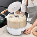 New Bulk Korea Japanese Storage Grain Cereal Kitchen Plastic Rotating Container Rice Dispenser
