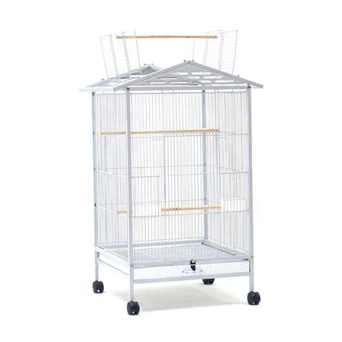 Hot Sale Best Price Multi Layer rustic Bird House with Metal nesting Bird House bird Net Cage
