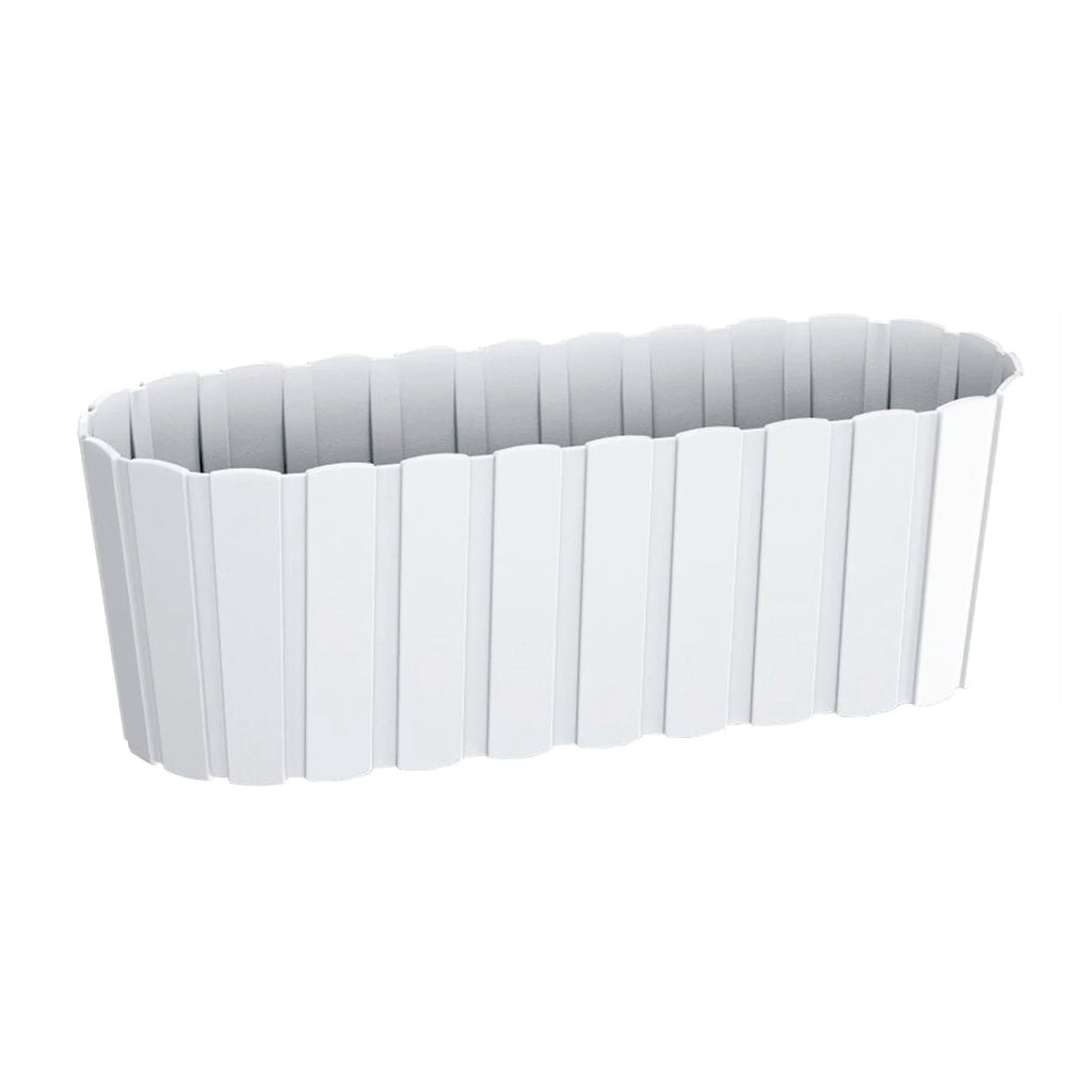 BOARDEE BASIC 4.9L balcony planter dimensions (mm) 383x144x130 color White