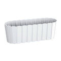BOARDEE BASIC 4.9L balcony planter dimensions (mm) 383x144x130 color White