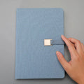 Customized logo Elegant Business Notebook Gift Set Notebook With Magnetic Clasp Ribbon Bookmark & Luxury Box