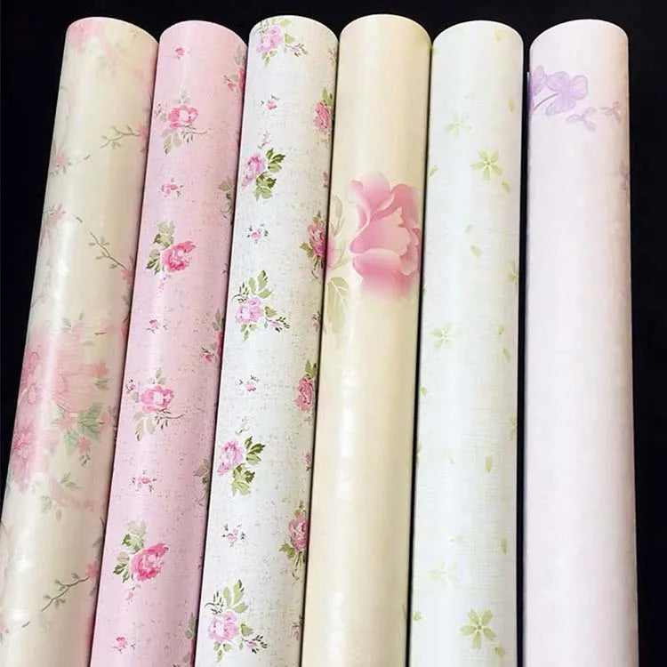Background Self Adhesive Wall Paper European Style Contact Paper Rolls Vinyl Decorative Film Good Price Easy to Use Customized