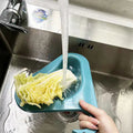 Premium Quality Plastic Kitchen Fruit Corner Triangle Sucker Vegetable Sink Strainer Vegetable Drain Basket Drain MegaBDM