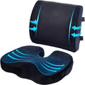 Memory Foam Elastic Back Cushion Comfort Lumbar Support Pillow for Office Chair Back Improve Sitting Posture Comfort Cushion
