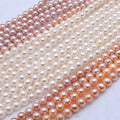 Certified ZZDIY040 Zhuji Freshwater Pearl 5.0-5.5 Round Aaa3 Loose Pearl Necklace
