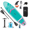 Factory Wholesale Eco-friendly 10'6'' Inflatable Standup SUP Paddle Board Custom Double Layer SUP for Lakes Rivers Surfing