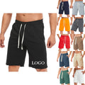 Sportswear Blank Bermuda Shorts Drawstring Five-Point Pants 7 Inch Loose Running  Men's Fitness Shorts