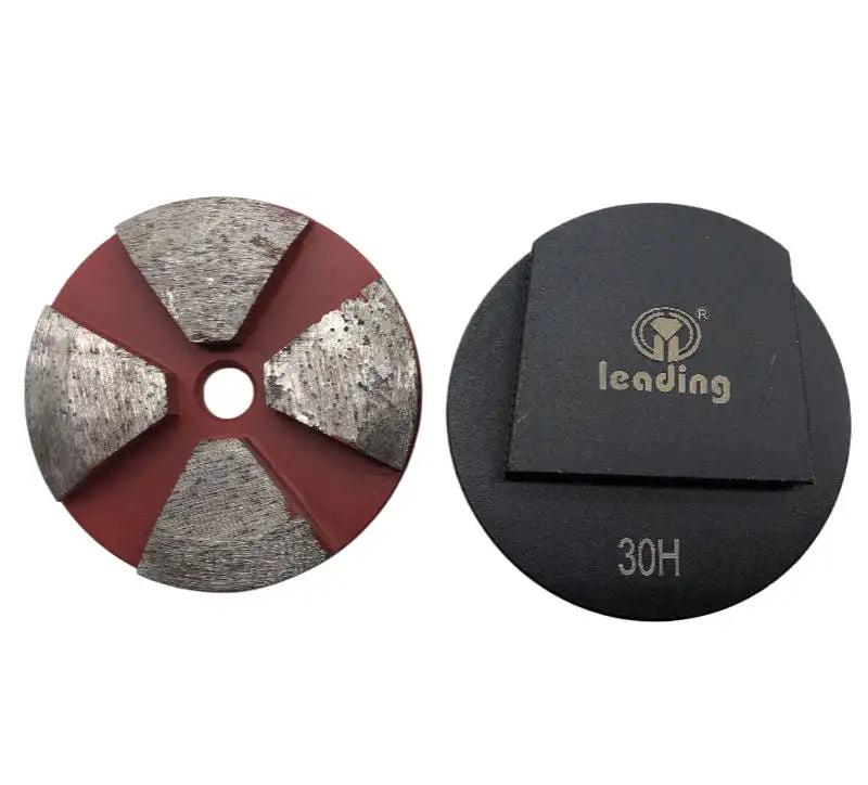 FAST CHANGE Contractor-Grade 3" Diamond Grinding Polishing Pad With 4 Pies Segments for Concrete Floor Grinding