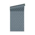 Made in Germany - Luxury Wallpaper rolls Geometric Blue Silver Non Woven Contract Wallpaper for Hotel - 1005 x 053 m