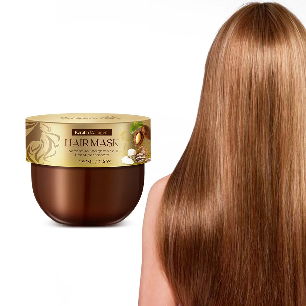 Natural Moisturizing Smoothing Repair Keratin Collagen Hair Mask Treatments for Dry Damaged Hair