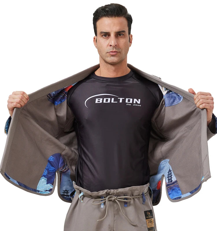 Premium Quality Men's BJJ Rashguard Compression Shirt Custom Design Fully Sublimation No Gi Martial Arts Wear