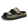 Spring and Summer Slippers New Wide Swollen Fat Big Foot Bone Adjustable Rubber Foam Bottom Loose Flat Diabetic Shoes
