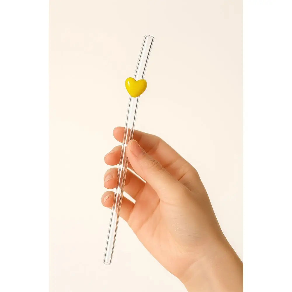 Cute Glass Drinking Straw for Birthday and Party