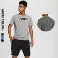Short-Sleeved Shirt Quick-Drying Clothes for Men Sports Casual Running T-Shirt Basketball Training Suit Top