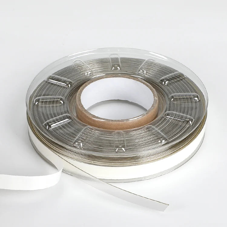 Double Sided Transparent Soft Polyester Acrylic Pressure Sensitive Waterproof Wire Trim Tape White Liner for Edge Cutting