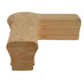 EFS Red Oak 7321 90-Degree Level Quarter Turn Cap Hand Rail Fitting Durable Eco-Friendly Competitive Price All Staircase Types