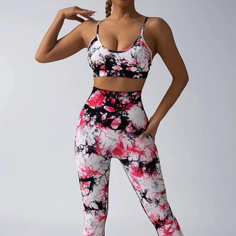 Wholesale Seamless Women's Sports Bodysuits Jumpsuits Gym Fitness Sets Workout Running Yoga Tops Push Leggings Spandex/Nylon