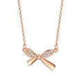 Hot Sale 18K gold Plated 925 Silver Necklace Luxury Styles Bow Design for Women Fine Jewelry Necklaces