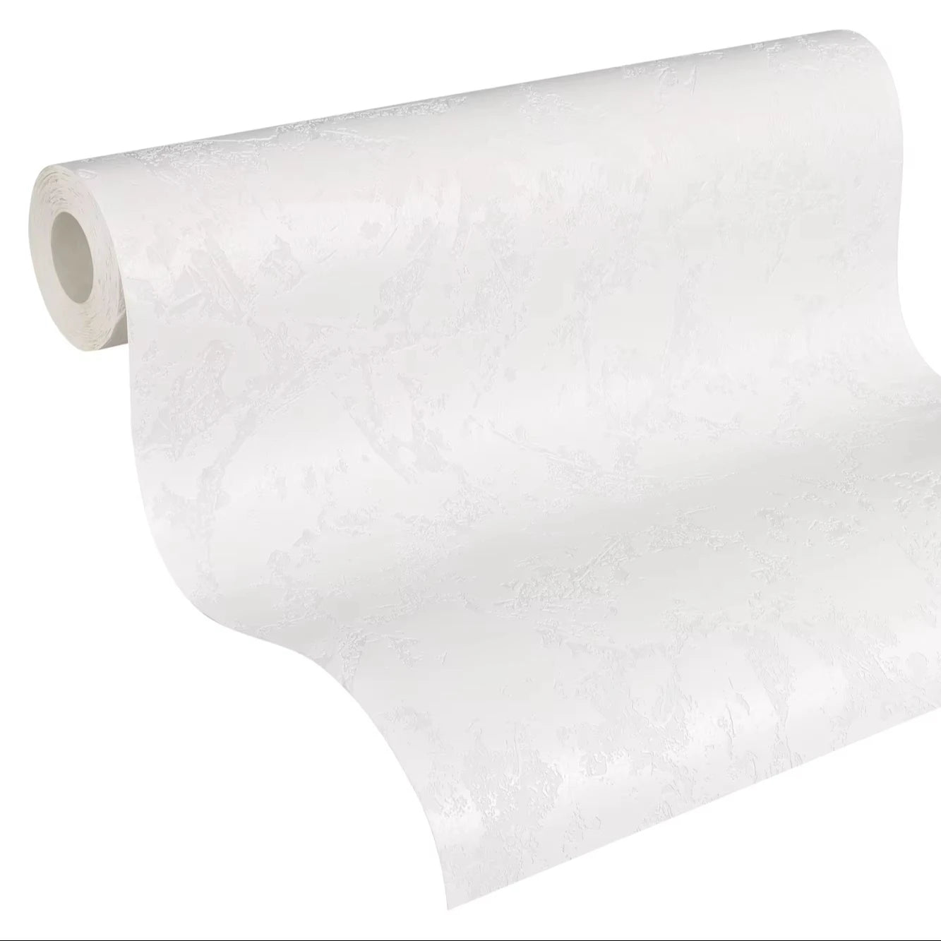 Modern Germany Coatable Non Woven Vinyl Wallpaper Rolls Plain Paintable White 1005x053m Highly Wash-Resistant Light Resistant