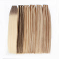 Honor Invisible Weft 100% Raw Virgin Remy Human Hair Extensions Injected Genius Hair Weft Holes Double Drawn European Hair