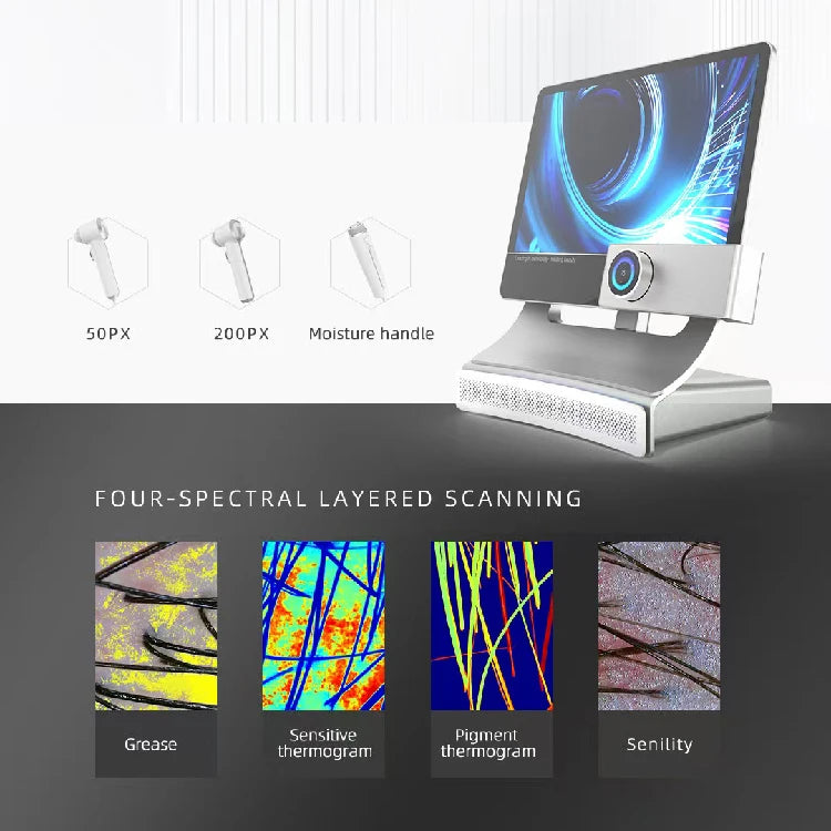 Hot Selling Digital Hair Microscope Scalp Analyzer Trichoscopy Scalp Hair Analyzer Camera Hair Analyzer Scalp