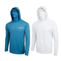 New Design Long-Sleeved Plus Size UPF 50 Fishing Hoodie Outdoor Anti-UV Anti-Bacterial Moisture Wicking Breathable Waterproof