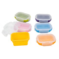 Nicebuy Foldable Silicone Microwavable Food Grade 970ml Stackable Storage Collapsible Bento Box Space Saving Design Camp Travel MegaBDM