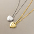 Unique Fashion Jewelry 925 Sterling SIlver Heart Letter Pendant Necklace Jewelry for Party