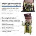 Spiga Chain Machine  with Fiber Laser Welding System QCW Laser Chain Welder with air Cooling for Rope Chain Machine