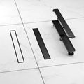 24 Inch Matte Black Stainless Steel Linear Shower Drain CUPC Certified Available for USA Dropshipping