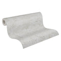 Germany Made Modern Pre-Pasted Non Woven Vinyl Stone Wallpaper Rolls Concrete Decor Grey Highly Wash-Resistant Mould-Proof 1005