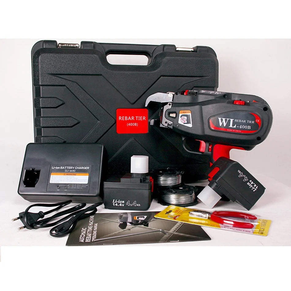 WL-400B Automatic Battery-Powered Rebar Tier Gun for Construction