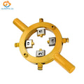 Adjustable Increase Large Four Claws Round Wrench Removal Valve Cylinder Tool Cylinder Removal Tool