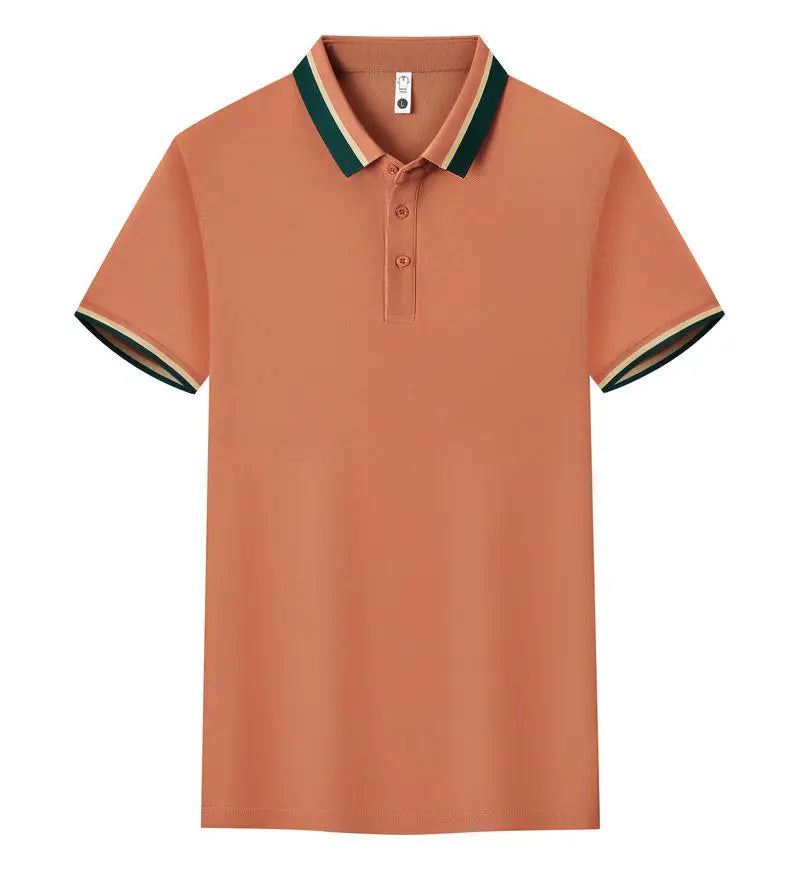 OEM custom logo embroidery printed design custom spring and summer short-sleeved m business casual comfortable polo shirt