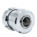 Stainless Steel Sanitary One-Way NUT Check Valve Tri Clamp PTFE Sealing Pneumatic Water 1/2"-6" Port Size Normal Temperature