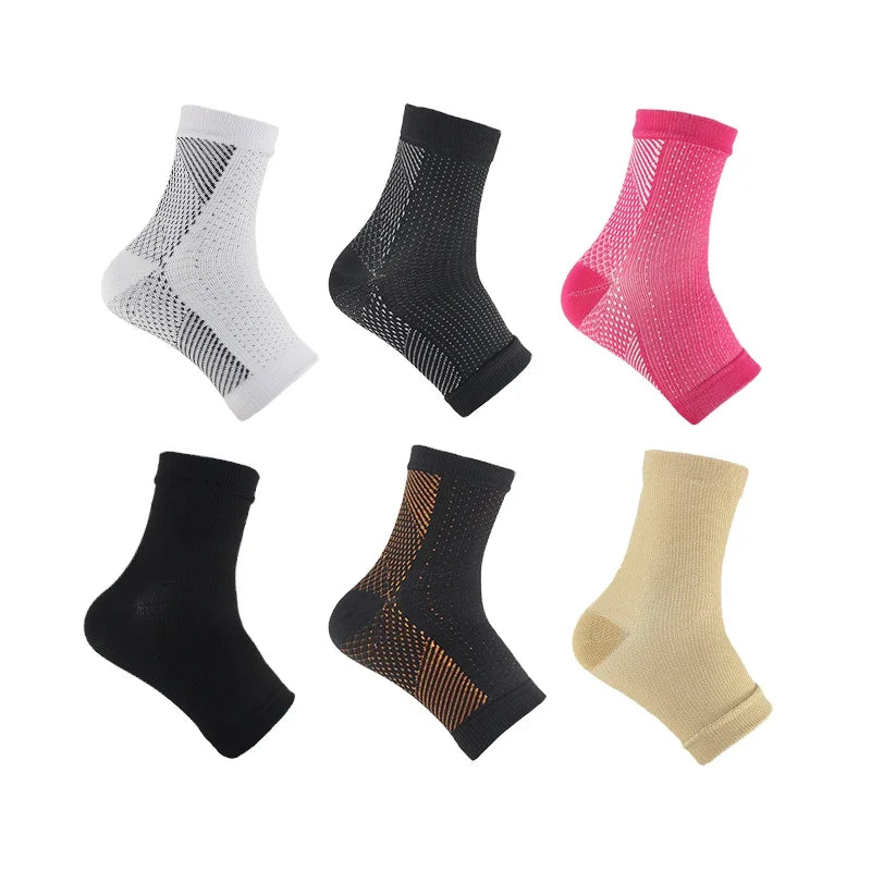 SHIWEI-3012#Compression Foot Sleeve Ankle Support Ankle Brace Ankle Sleeve Socks for Sports
