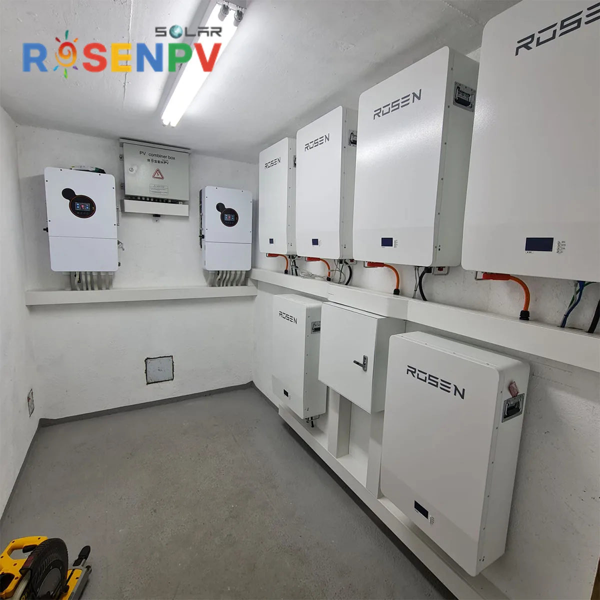 Rosen Complete 10kw Hybrid Solar System off Grid on Grid System Solution Solar Energy System
