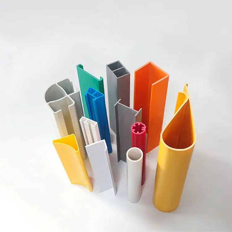 High Quality Customizable Size & Color Minimalist Modern PVC Extrusion Profiles for Lighting Parts with 5-Year Warranty